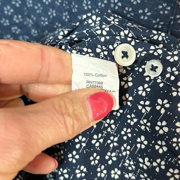 J.Crew Slim Fit Floral Print Button-Down Shirt Size S - Picture 6 of 10